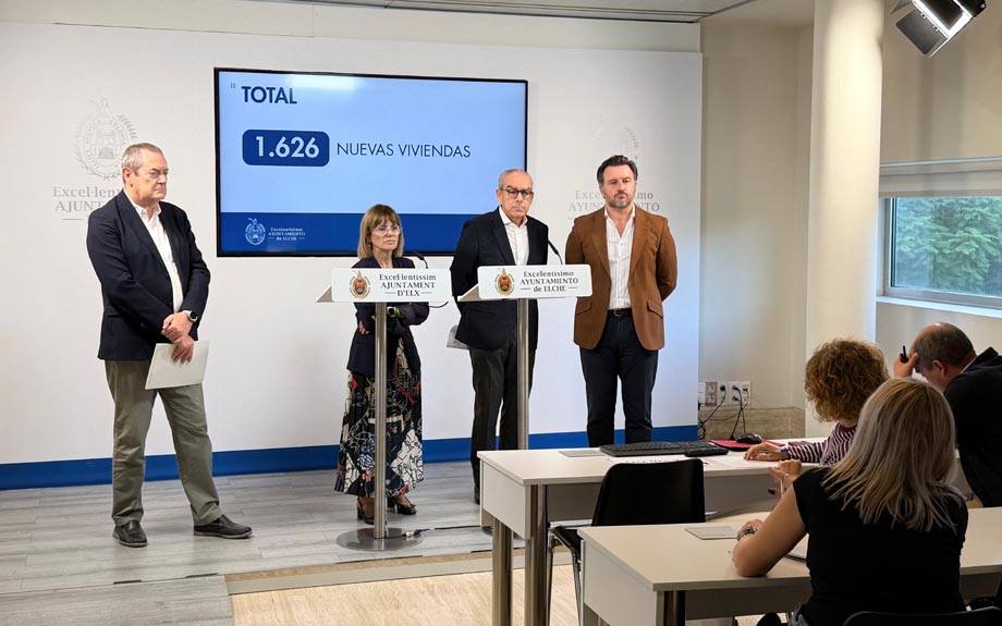 Elche pone en marcha la construcción de 1.161 nuevas viviendas para alquiler asequible joven